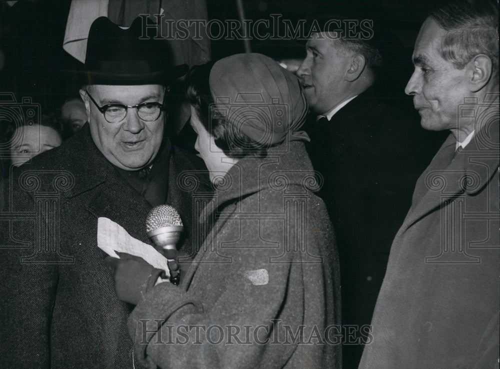 1955, Belgian Foreign Minister Paul Henry Spaak - KSB74739 - Historic Images