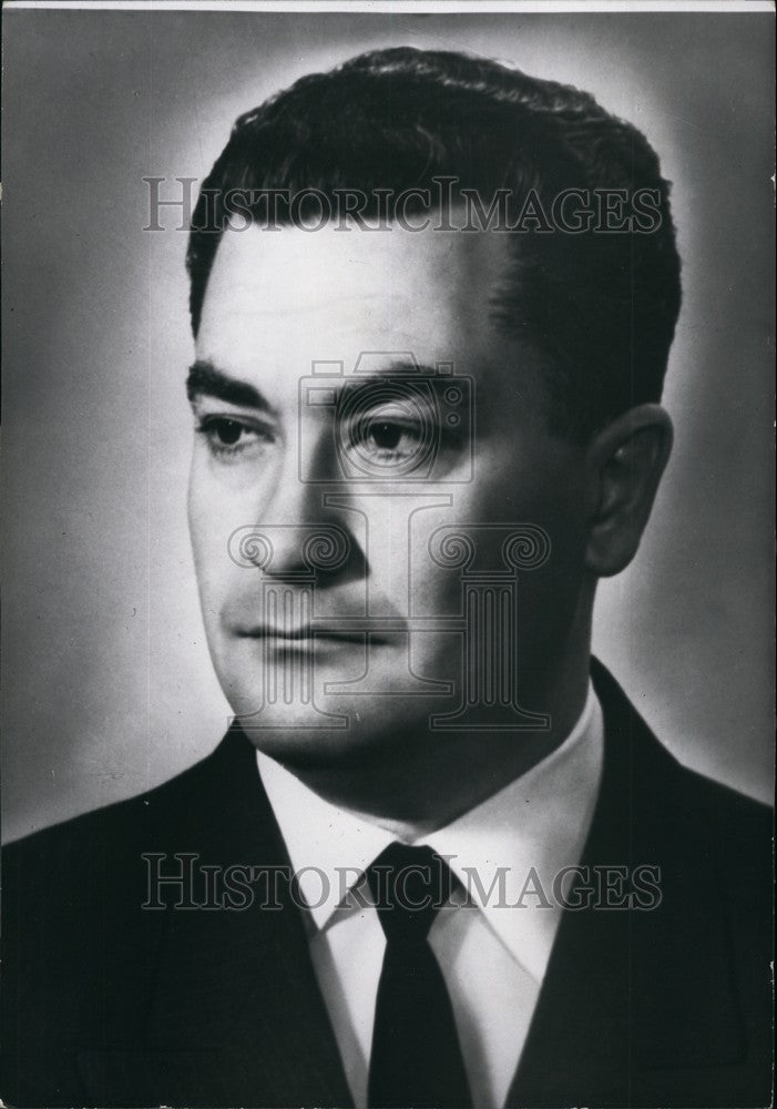 1968 Press Photo Paul Nizil Secretary of the Roumanian Central Communist Party-Historic Images