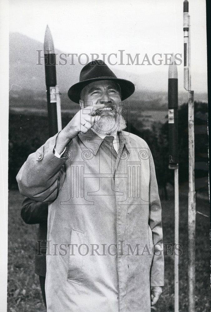 1958 Press Photo Dr. Alois Hundhammer/Bavarian Minister Of Agriculture-Historic Images