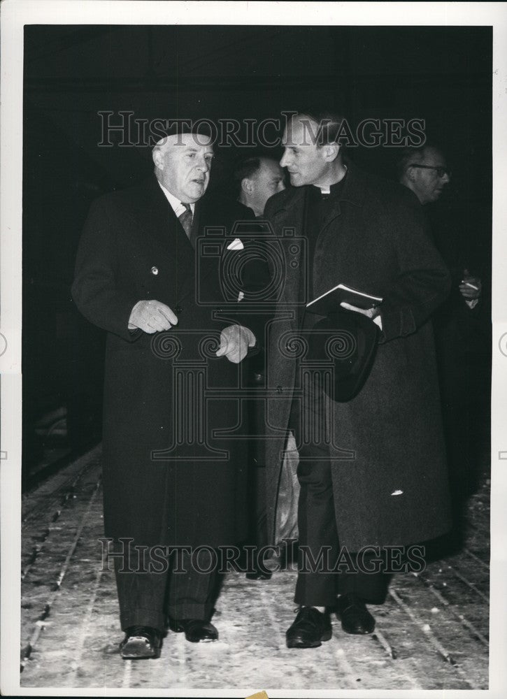 1958 Father Pire/Belgium/Nobel Peace Prize/M. Dubois/Norway - Historic Images
