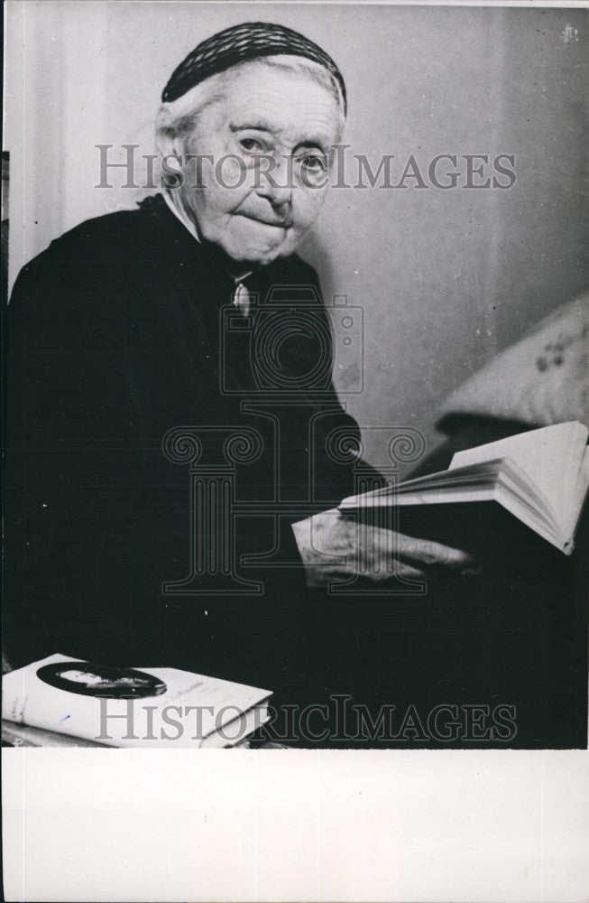 1953 Press Photo German Federal Assembly Candidate 92 Year Old Mathilde Planck-Historic Images