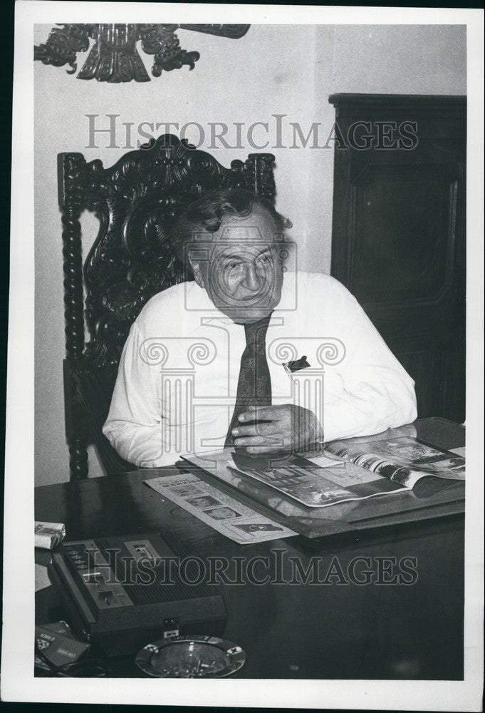 Press Photo Raul Haya De La Torre, Peruvian Politician - Historic Images