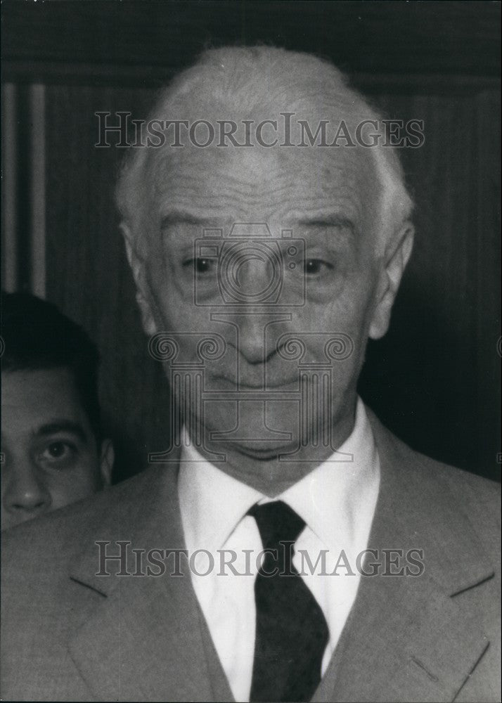 Press Photo Former Italian President Antonio Segni. - KSB75333-Historic Images