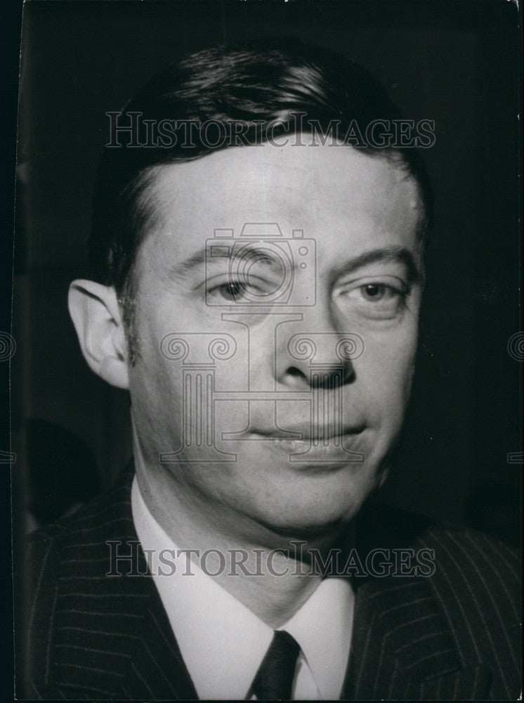 1968 Secretary of Democratic Union Under 5th Republic Robert Poujade - Historic Images