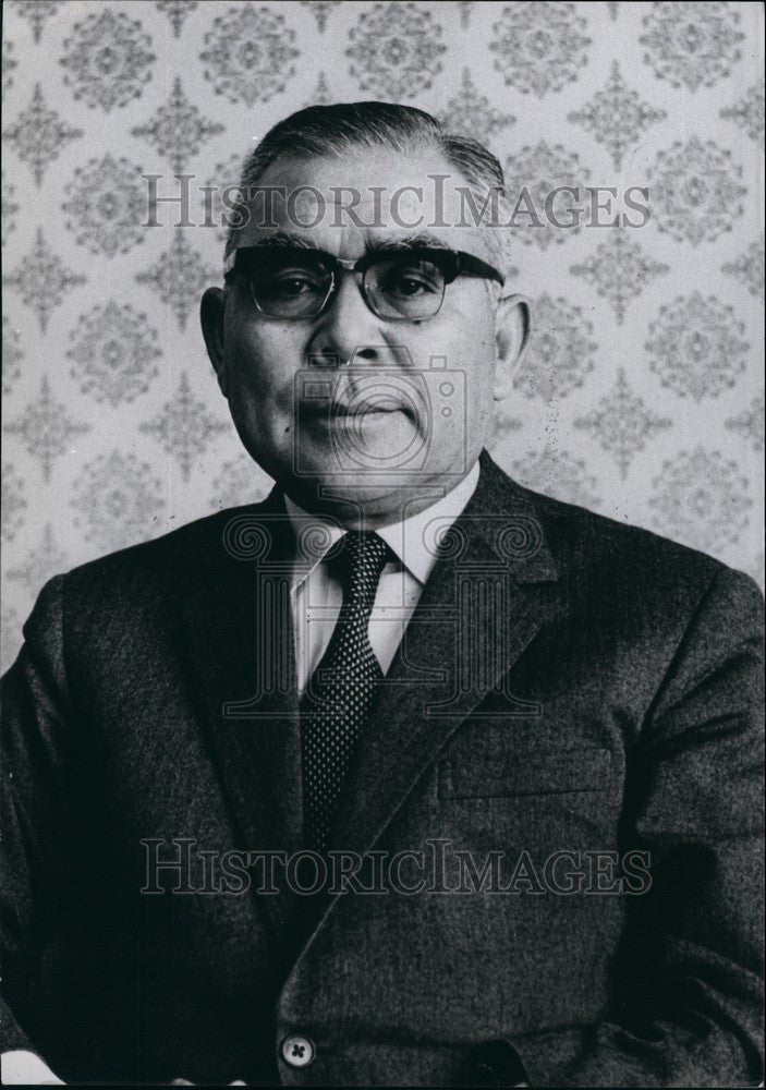 Press Photo Yukio Shibayama Chairman of Sumitomo Trading Company. - Historic Images