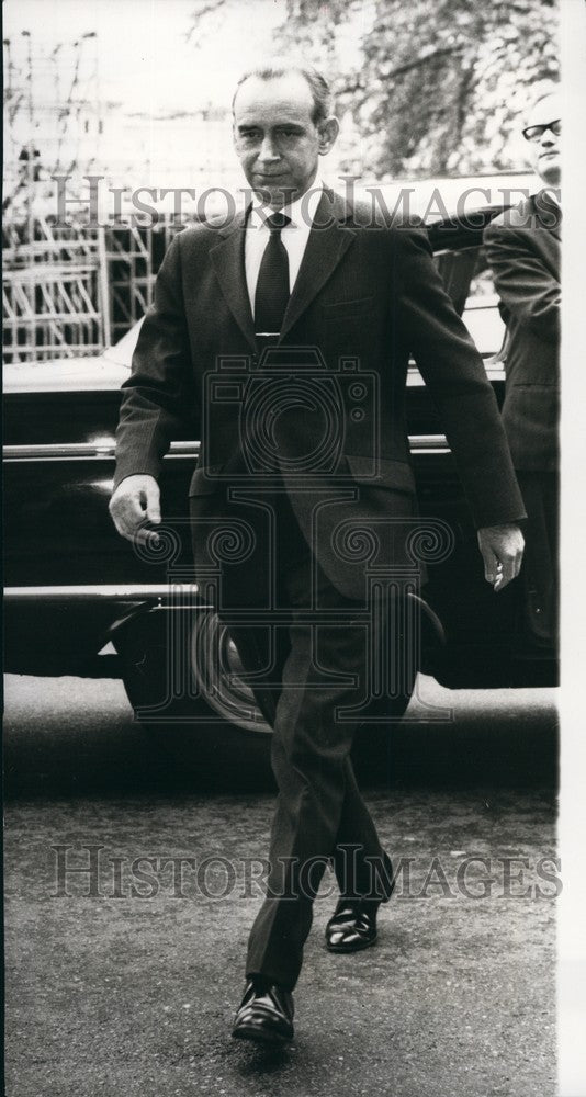 1972 Russian Ambassador, Mr. Mikhail Smrinovsky, - Historic Images