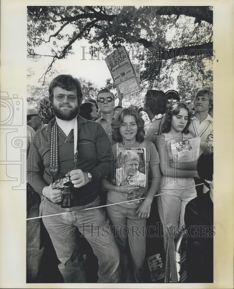 1976, Election rally for Jimmy Carter at Union, N.J., - Historic Images