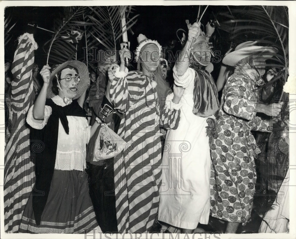 1955 Festival of Carnival and Dancing, Government House, Trinidad-Historic Images