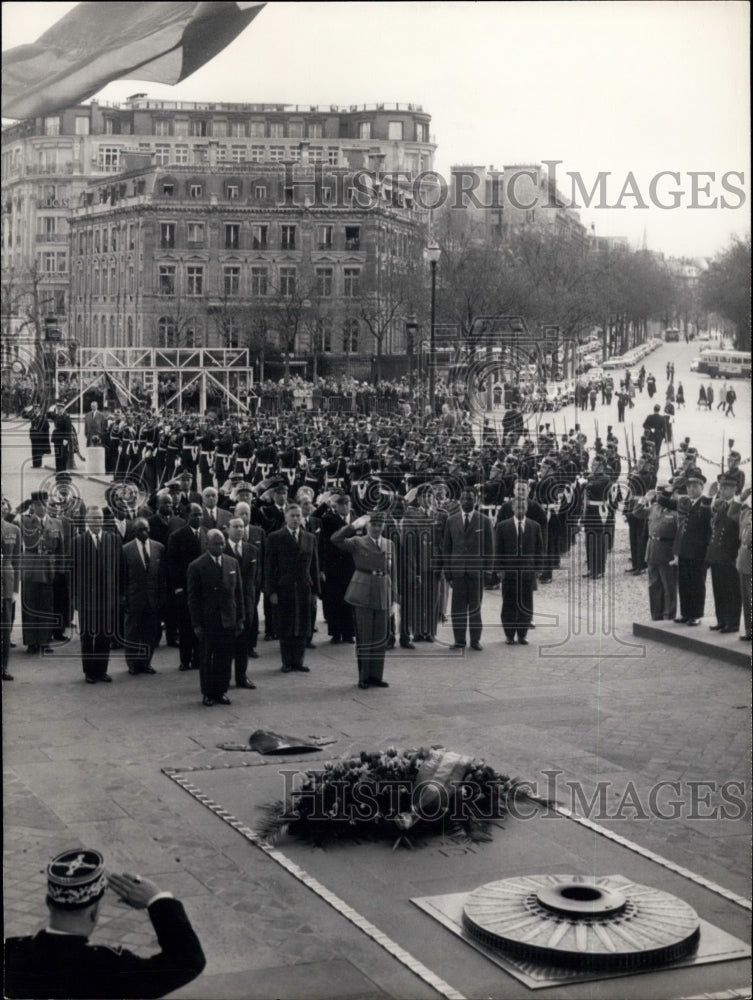 1961 Gabon President, State Visit to Paris, France-Historic Images