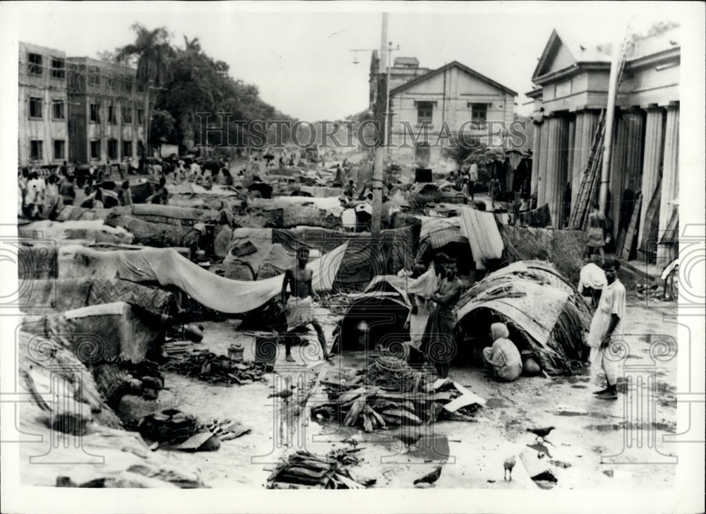 1956 Calcutta India Flooding Damage Strand Road-Historic Images