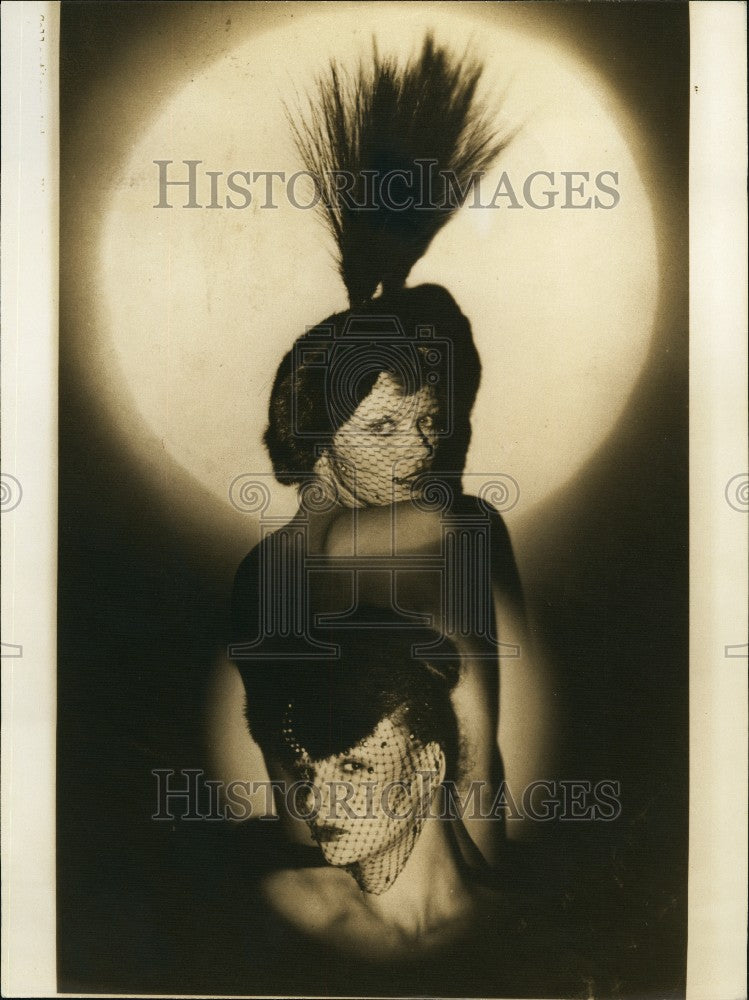 1974 Press Photo Jean Barthet Hats for Autumn and Winter - Historic Images