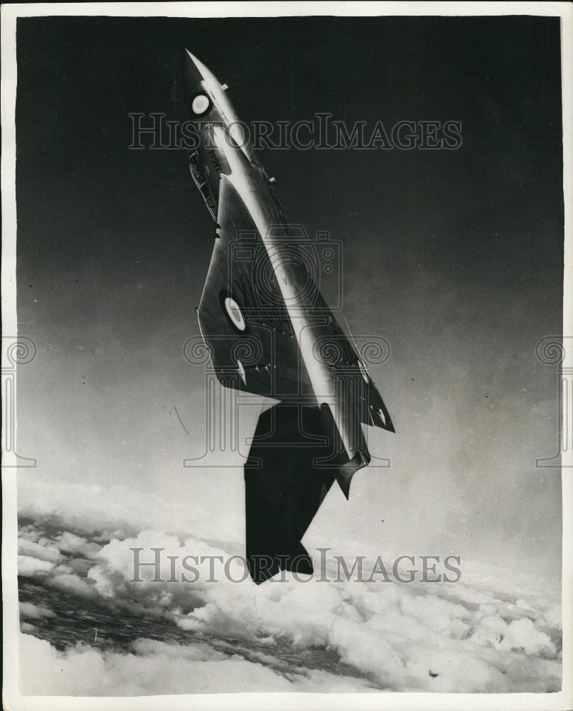 1956 Press Photo Glouster Javelin Mark 7. aircraft - KSG05215-Historic Images