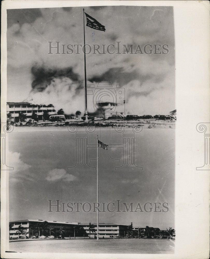 Press Photo Then and Now..Pearl Harbour - Historic Images