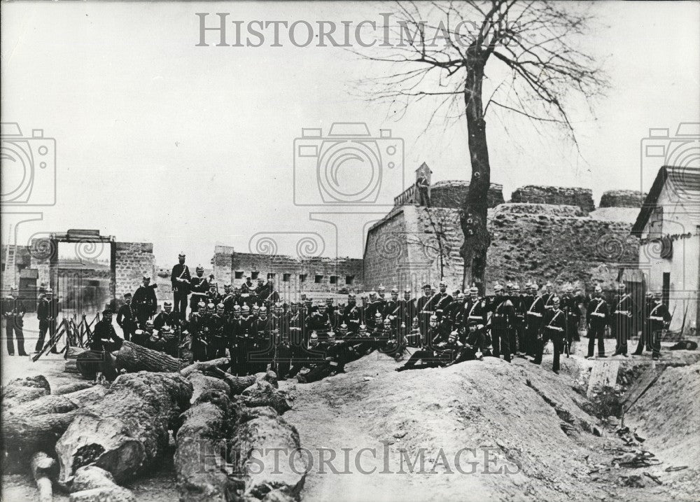 1970 Press Photo Prussian Artillery, St Denis - KSG06073 - Historic Images