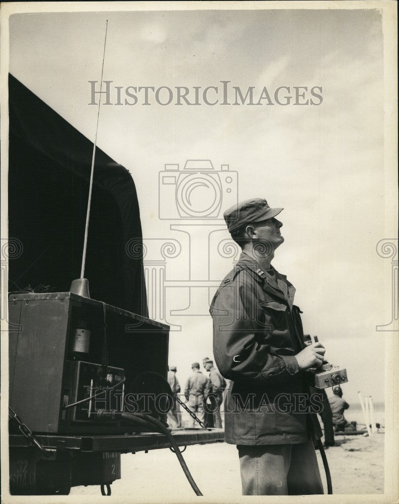 1954 Press Photo US Army 75mm Skysweeper Anti-Aircraft Gun - KSG06189 - Historic Images