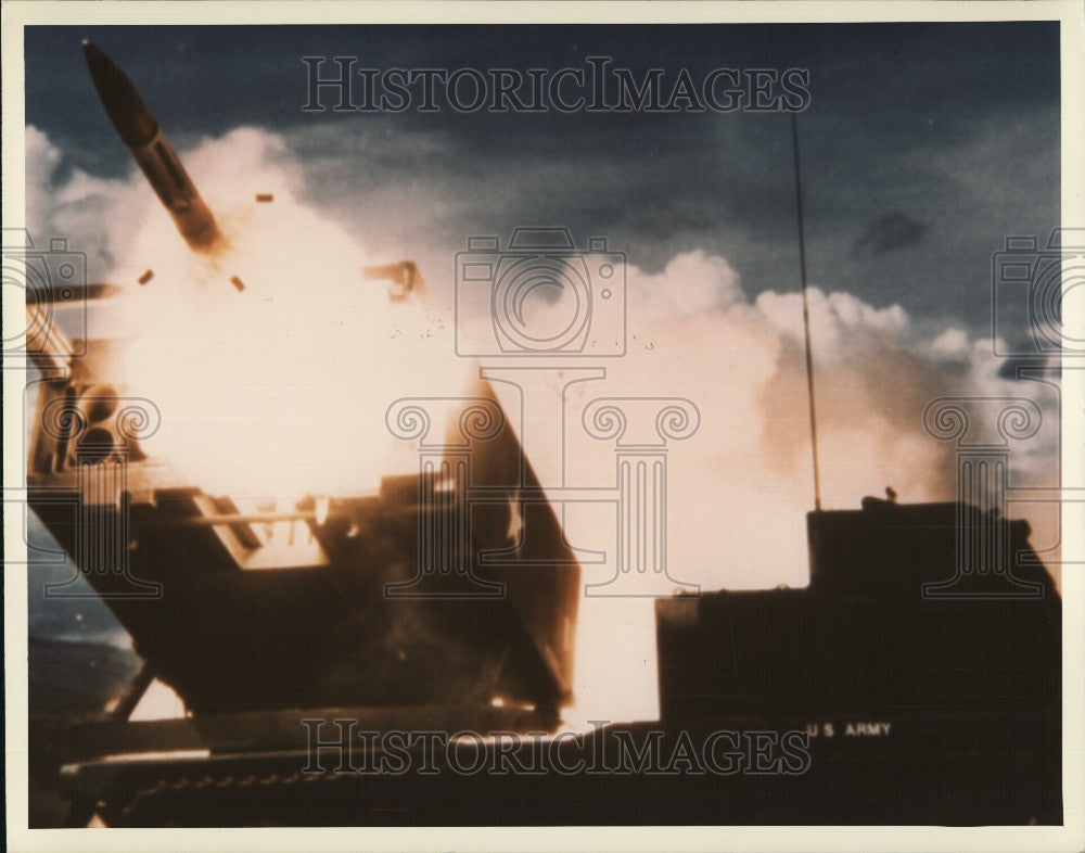 Press Photo Multiple launch Rocket system - Historic Images