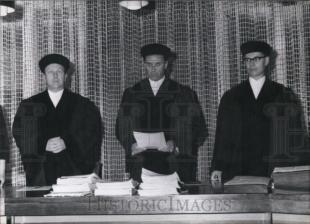 1967 Press Photo The former GESTAPO-man  at trial - Historic Images
