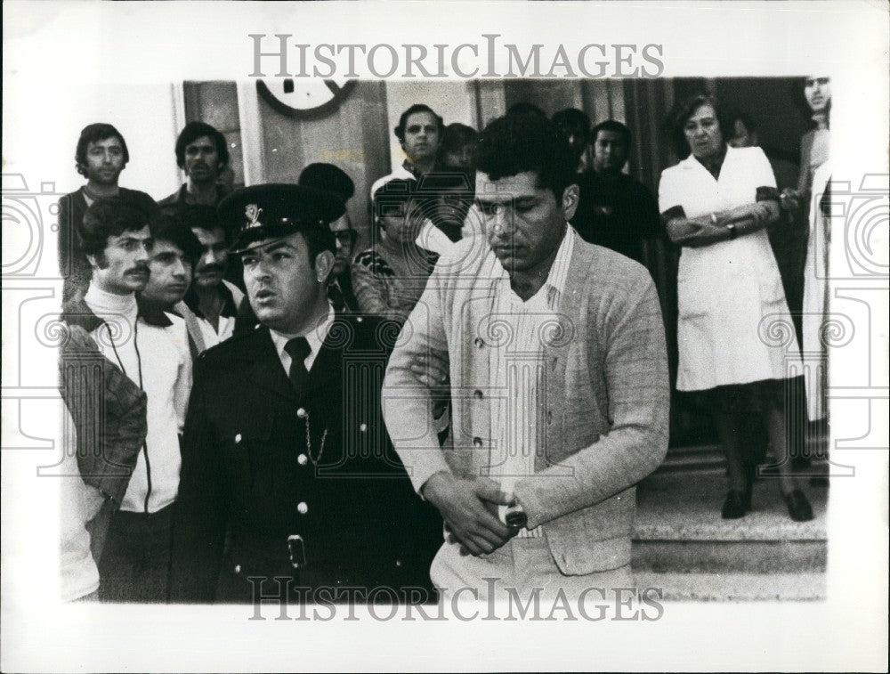 1978 Press Photo Egyptian Commandos, Larnaca Hospital, Cyprus - KSG08083 - Historic Images