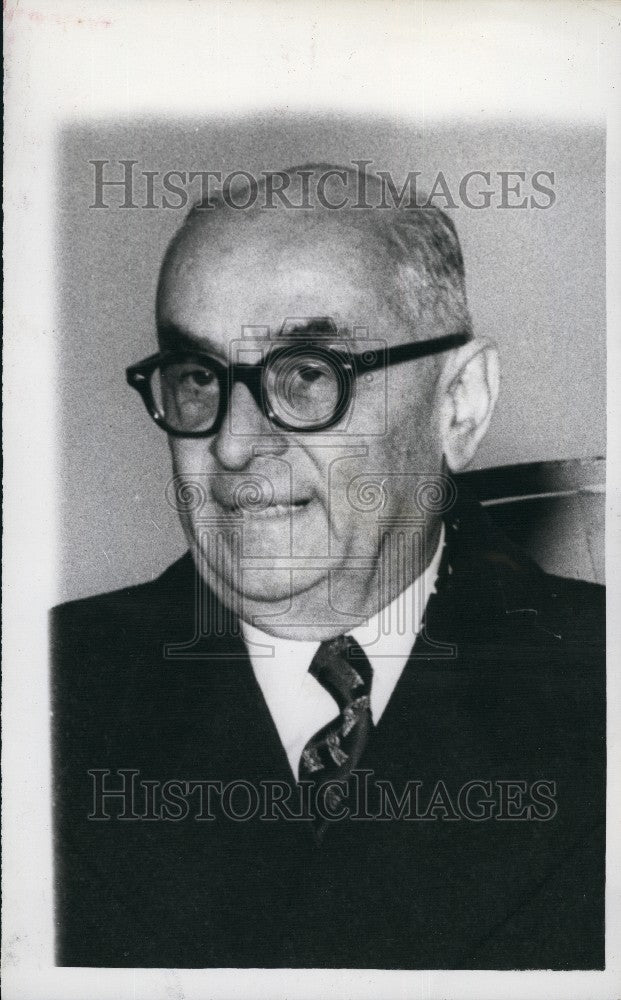 1960 Press Photo Turkish President Celal Bayar - Historic Images