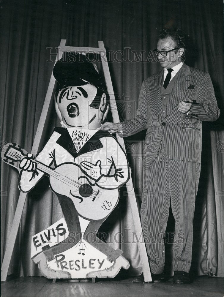 1957, Artist Cycasso - Elvis Caricature. - KSG08671 - Historic Images