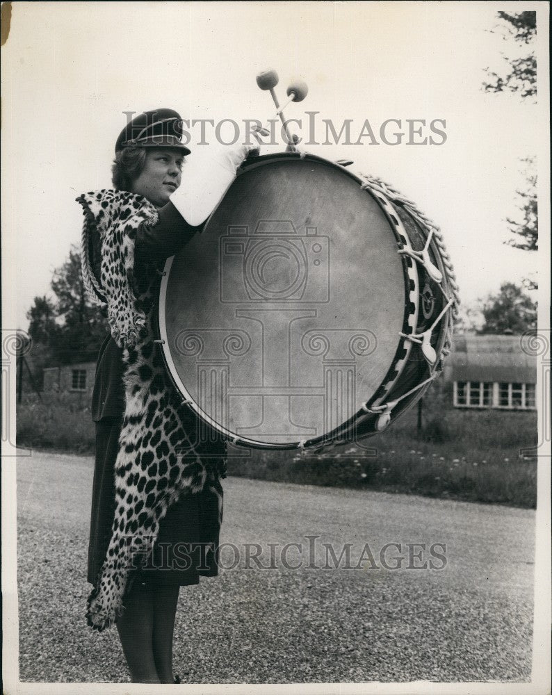 1953 Press Photo LAGN K Taylor, WRAF Band - Historic Images