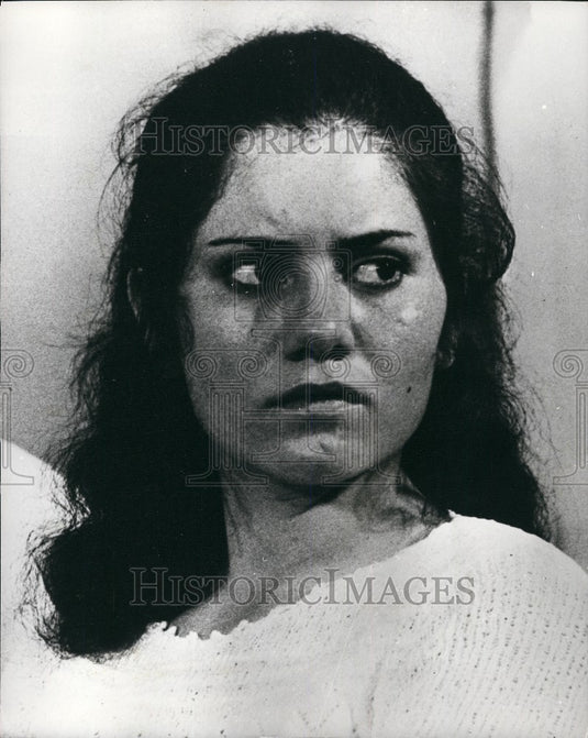 1971 Press Photo Therese Halassehmguily of skyjacking - Historic Images