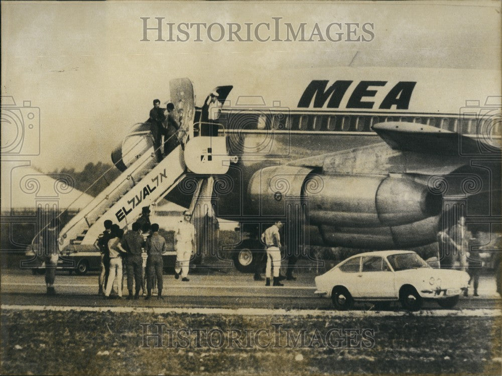 1973 Libyan Airplane, Lod Airport, After Al-Touni Hijacking - Historic Images