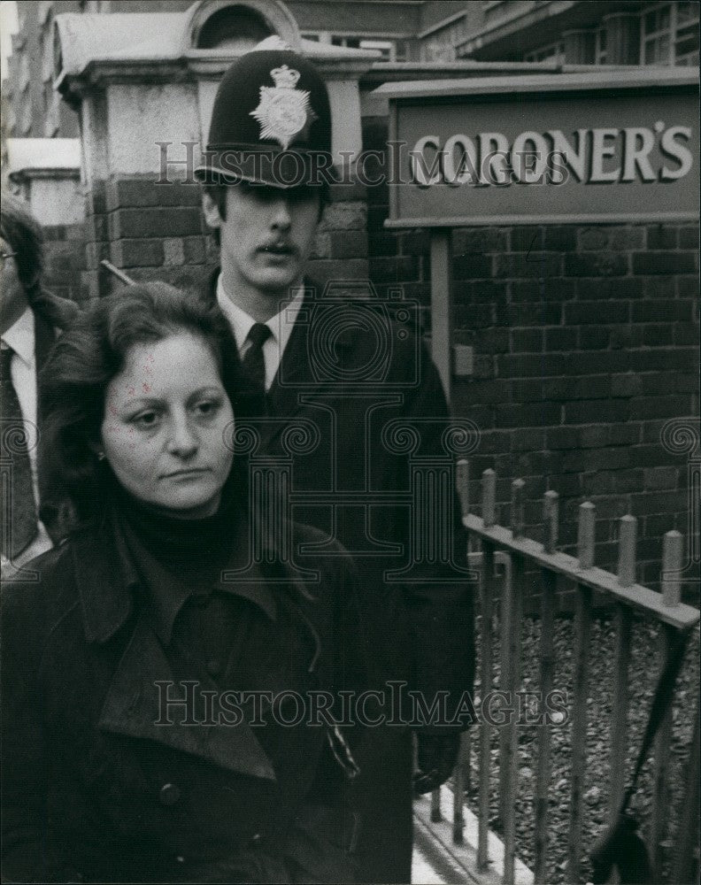 1978 Press Photo Mrs Khalida Hammami, Westminster Coroners Court - KSG11367 - Historic Images