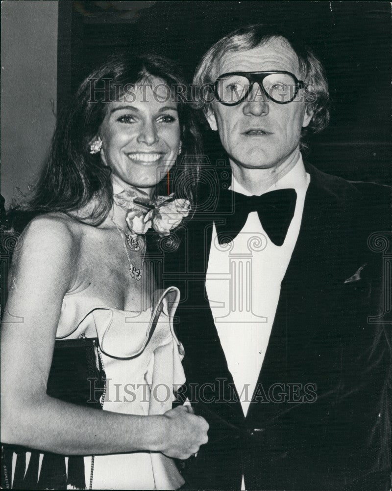 1975 Press Photo Actor Richard Harris, Wife Ann - Historic Images