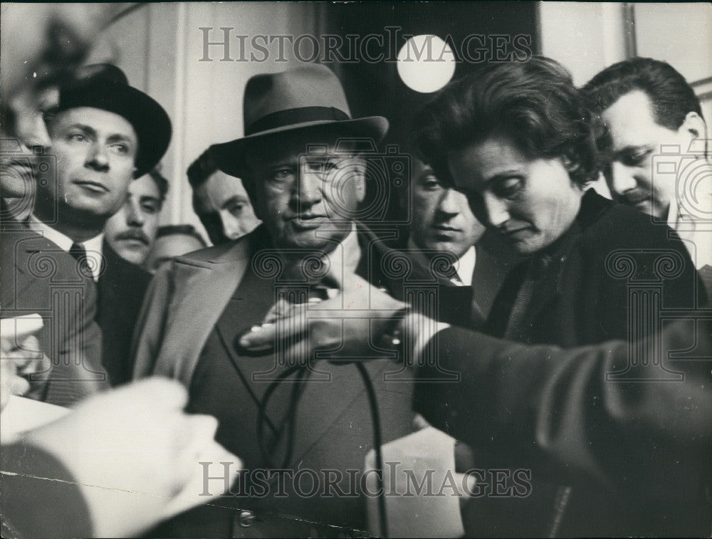 1957, Radical leader Edouard Dalidier - KSG12009 - Historic Images