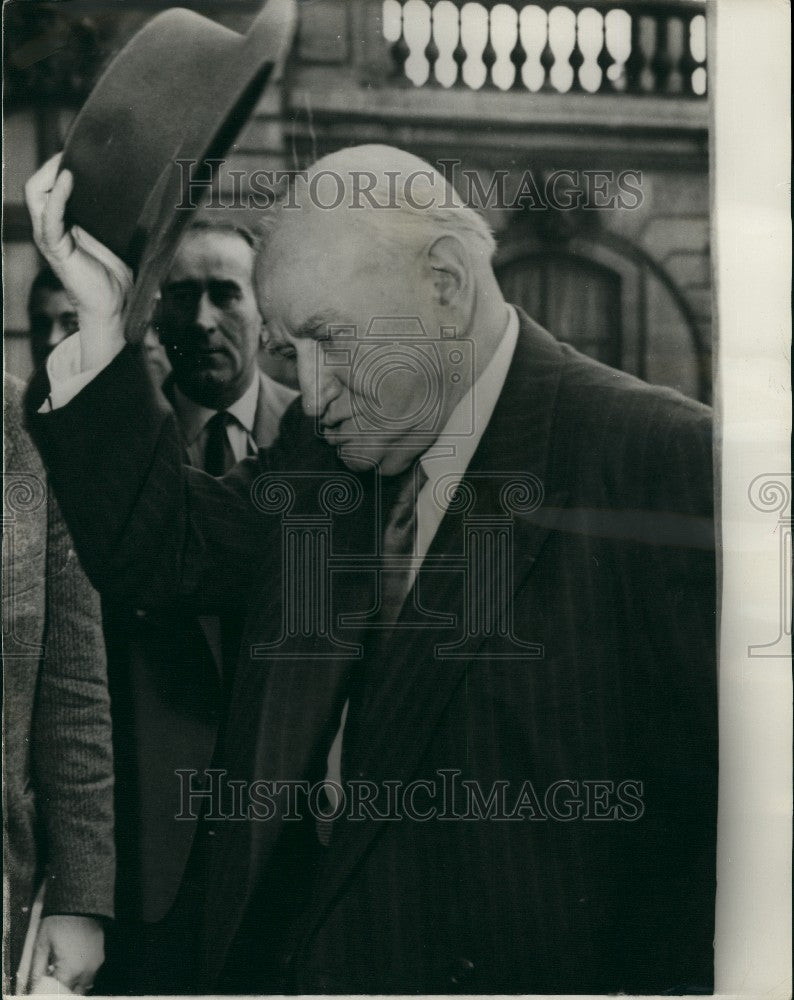 1958 Press Photo M.Daladier the Radical Socialist leader - KSG12053 - Historic Images