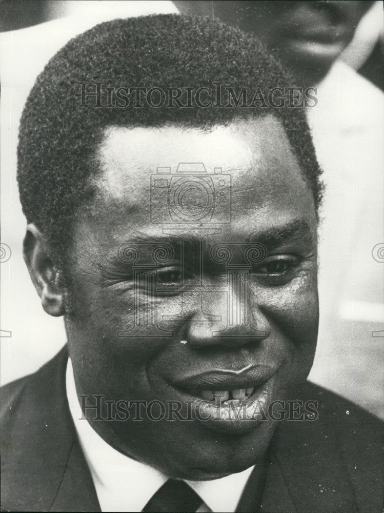 1966 Press Photo President Dacko ,Central African Republic - Historic Images