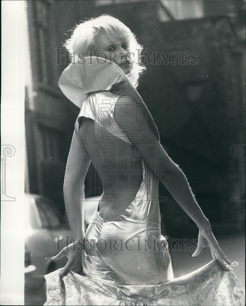 1974 Press Photo Sexy Creations by Lovette Whitby Shown in London - Historic Images