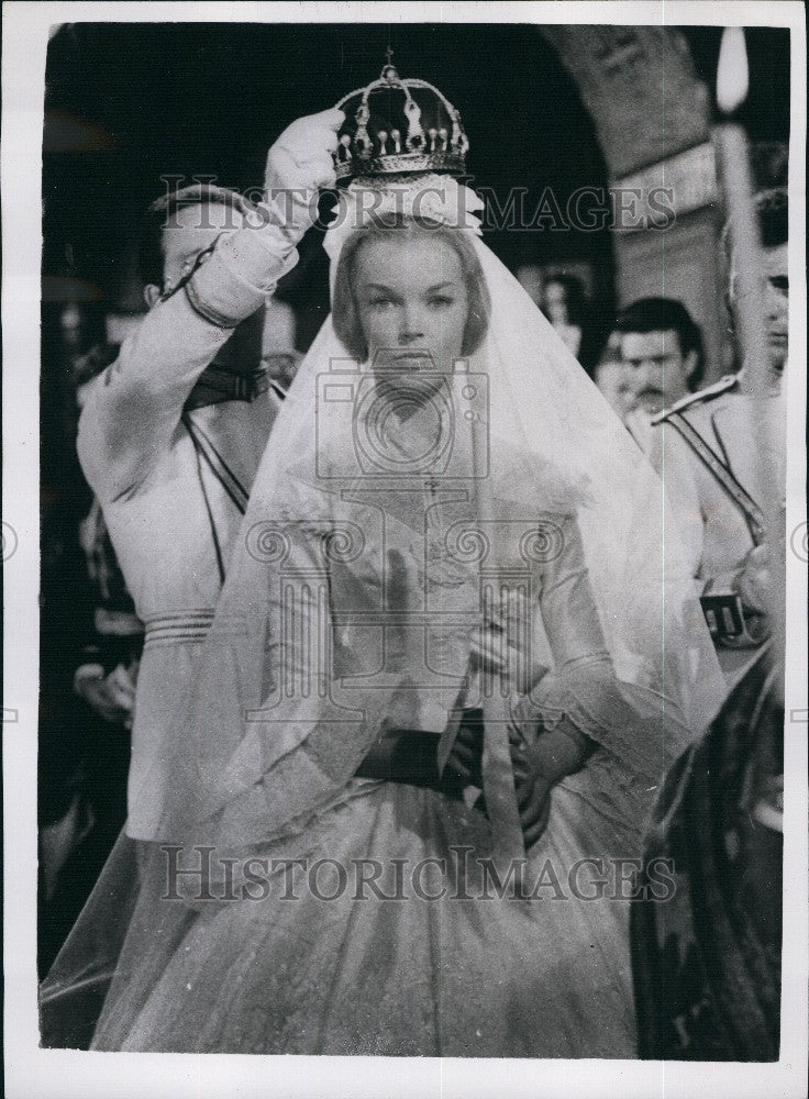 1958 Press Photo Dawn Addams International Film Actress - Historic Images