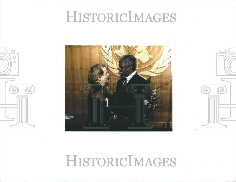  Two politicians at the UN - Historic Images