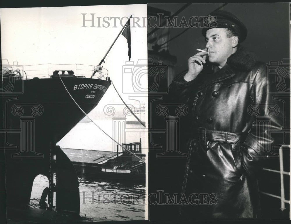 1953, 1st Officer of the Soviet ship Vteraya Pyatiletka. - KSG17001 - Historic Images