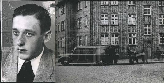1953 Press Photo Wolfgang Goldner  killed his father - Historic Images