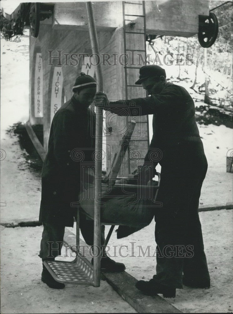 Press Photo Herzogstand, a mountain resort in Germany, is back in business - Historic Images