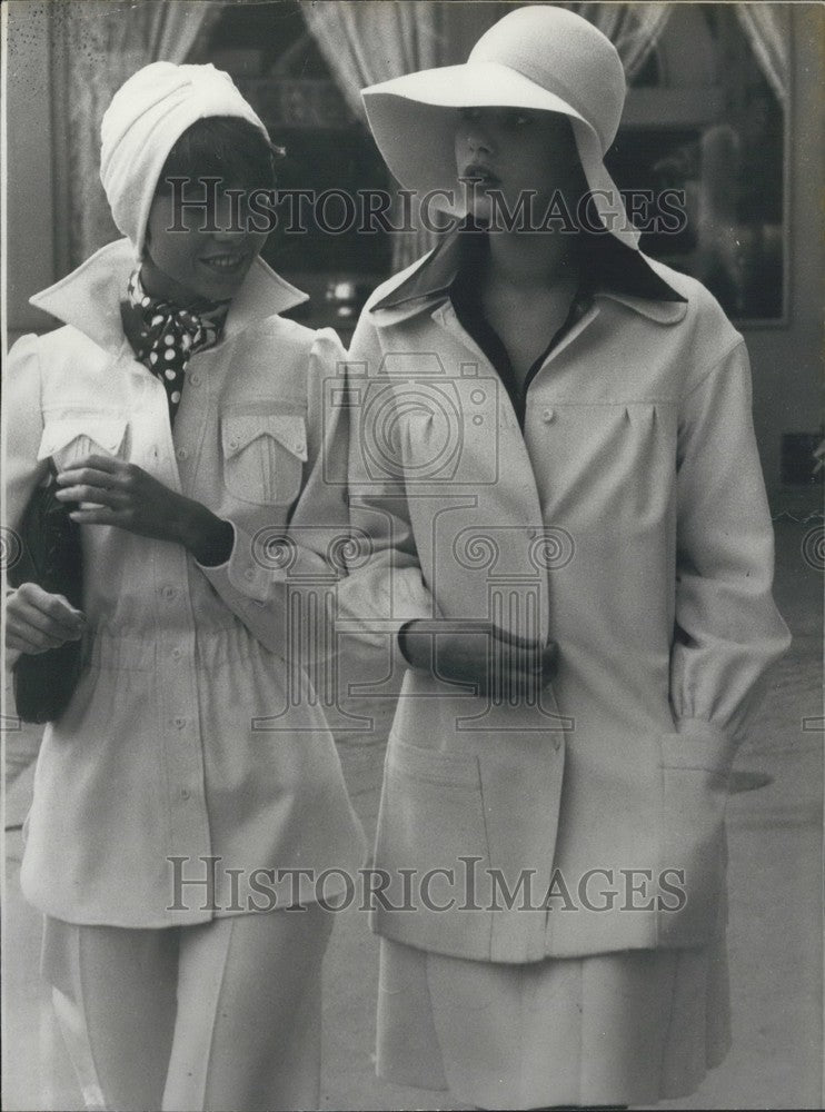 1973 Press Photo; Models in Franck Olivier spring - Historic Images