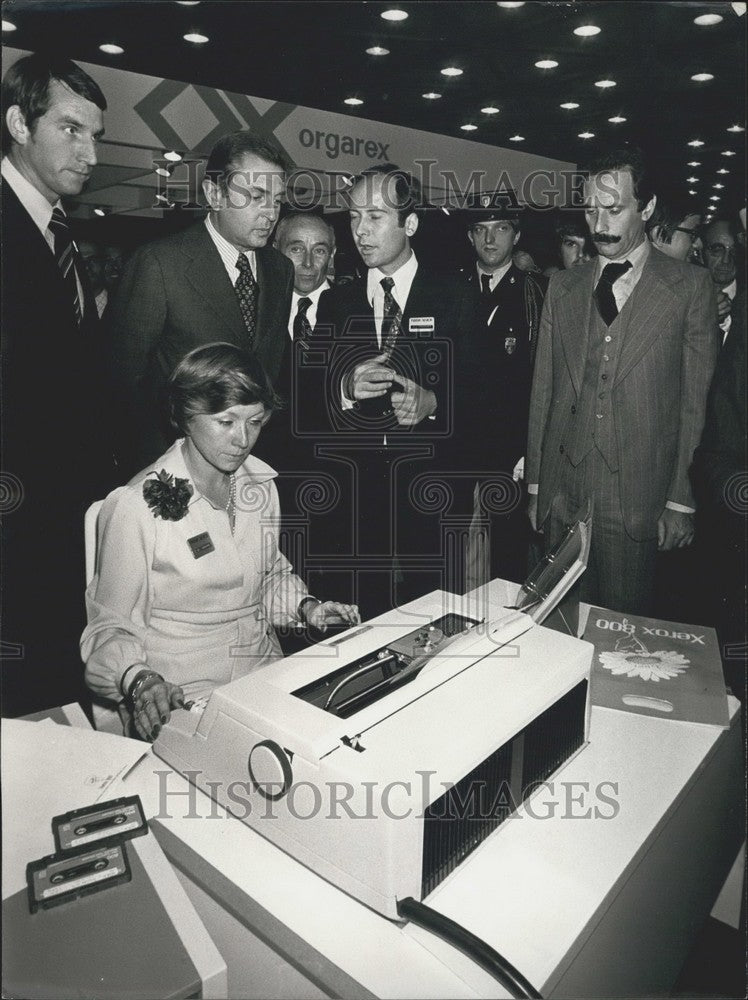 Press Photo; Michel Ornano International Business Exhibition Inauguration - Historic Images