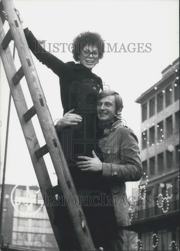 1970, Couple Gudrun Kramer and Rolf Stender - KSK00251 - Historic Images