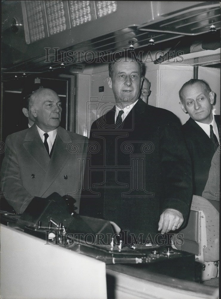 1970,, Raymond Mondon & Achille Feretti Metro Pilots Cabin - Historic Images