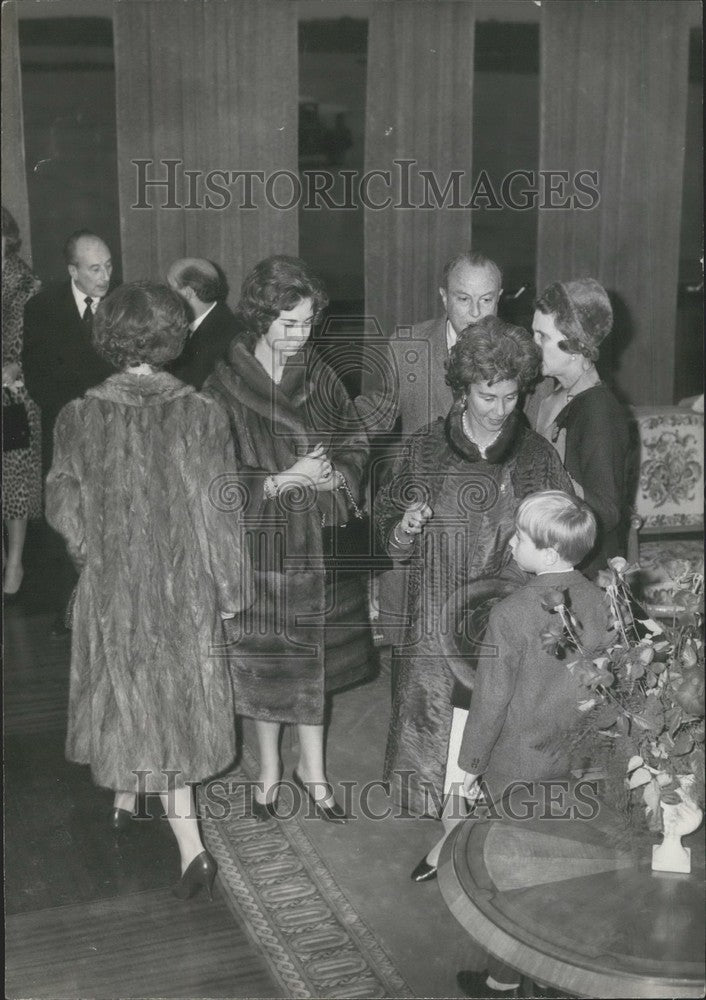 1962 Press Photo Queen Frederika and Pricesses Sophie and Irene of Greece-Historic Images