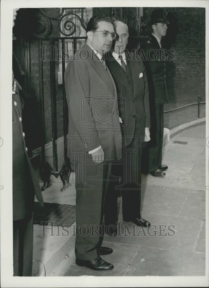 1959 Press Photo M. Soustelle at No. 10 - KSK01651 - Historic Images