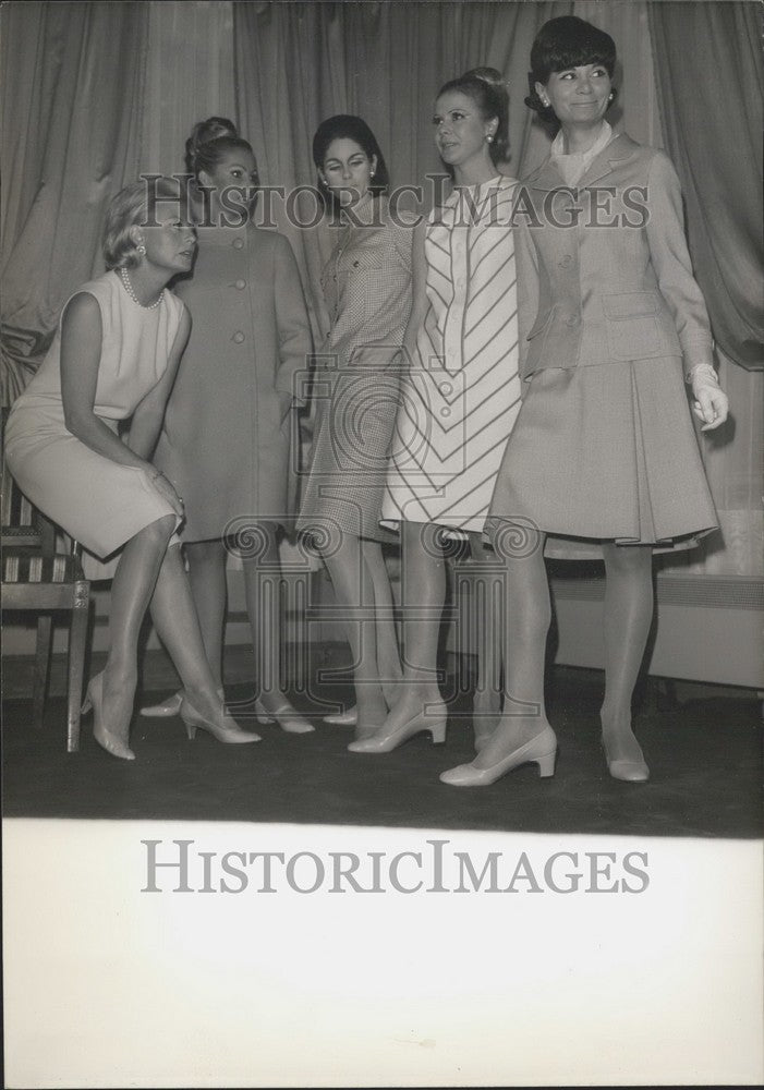 1966 Press Photo Michele Morgan&#39;s &quot;Ledoyen&quot; Collection - KSK02099 - Historic Images