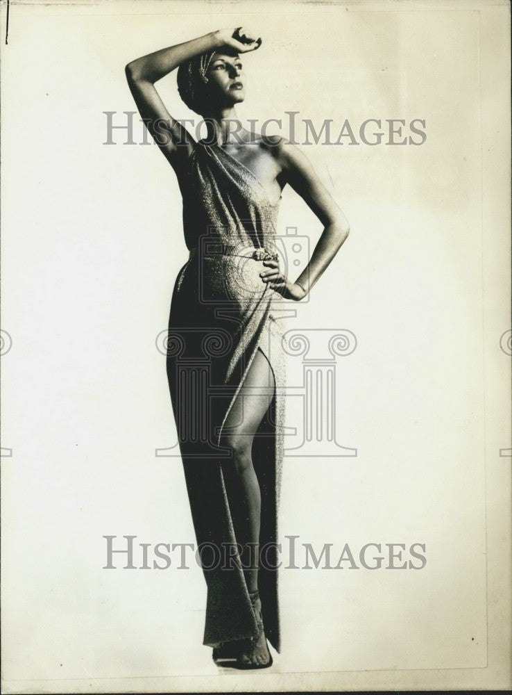 1973 Press Photo Carven Evening Gown - KSK02377-Historic Images
