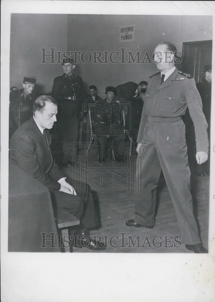 1950, Christian Osterland trial in Paris. - KSK02695 - Historic Images