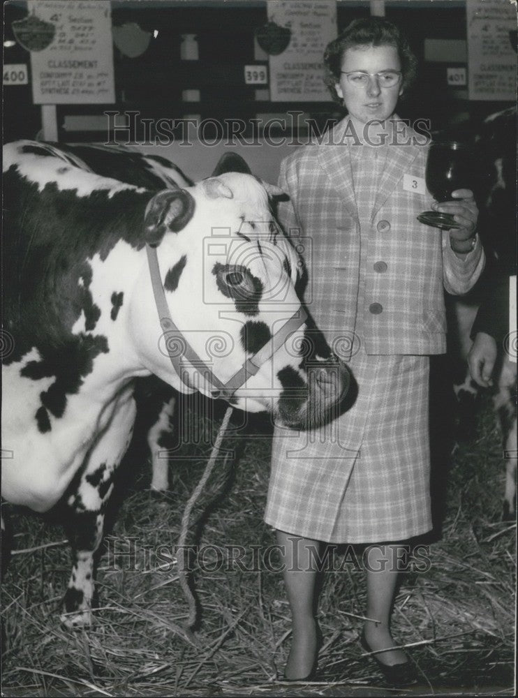 1962, Annik Gauthier Named France's Best Woman Farmer - KSK02809 - Historic Images