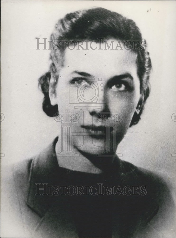 Press Photo Yanina Adamovna - Wife of Nikolai Khokhlov - KSK02815 - Historic Images