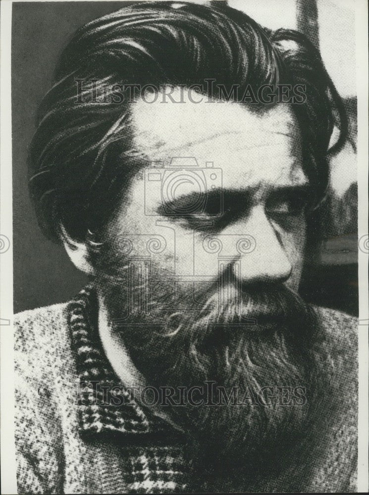 1972 Press Photo Soviet Author Andrei Siniyavsky Emigrating to France?-Historic Images